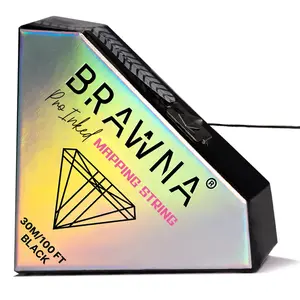 BRAWNA Pre Inked Mapping String for Eyebrow Measuring - Black