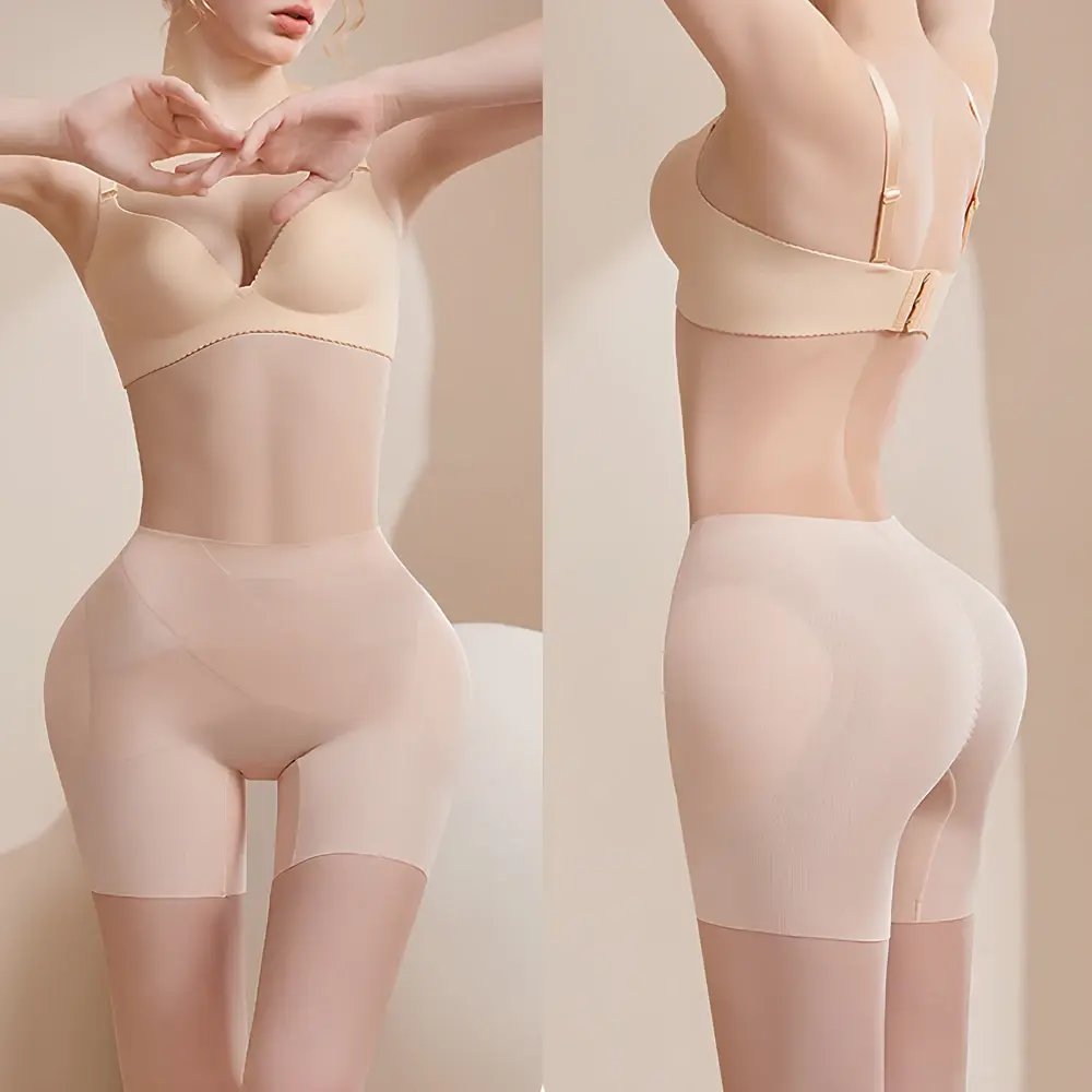 Hip Enhancer Shorts for Women, Butt Lifter Body Shaper High Waist Tummy Control Shapewear, Hip Dip Filler Booty Lifting Panties ALIKIKI