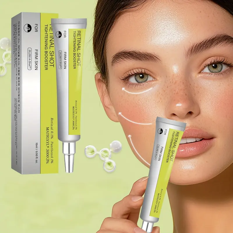 Retinol Advanced Eye Cream with Niacinamide & Vitamin E - Lightweight, for All Beige Types, Easy to Use, Compact & Portable, Moisturizing, Hydrating, Firming, Moisture, Gentle on Sensitive Light Beige, Unisex Adult Skincare, Sleek Packa