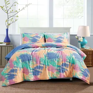 Modern 3-Piece Derek Abstract Quilt Bedding Sets