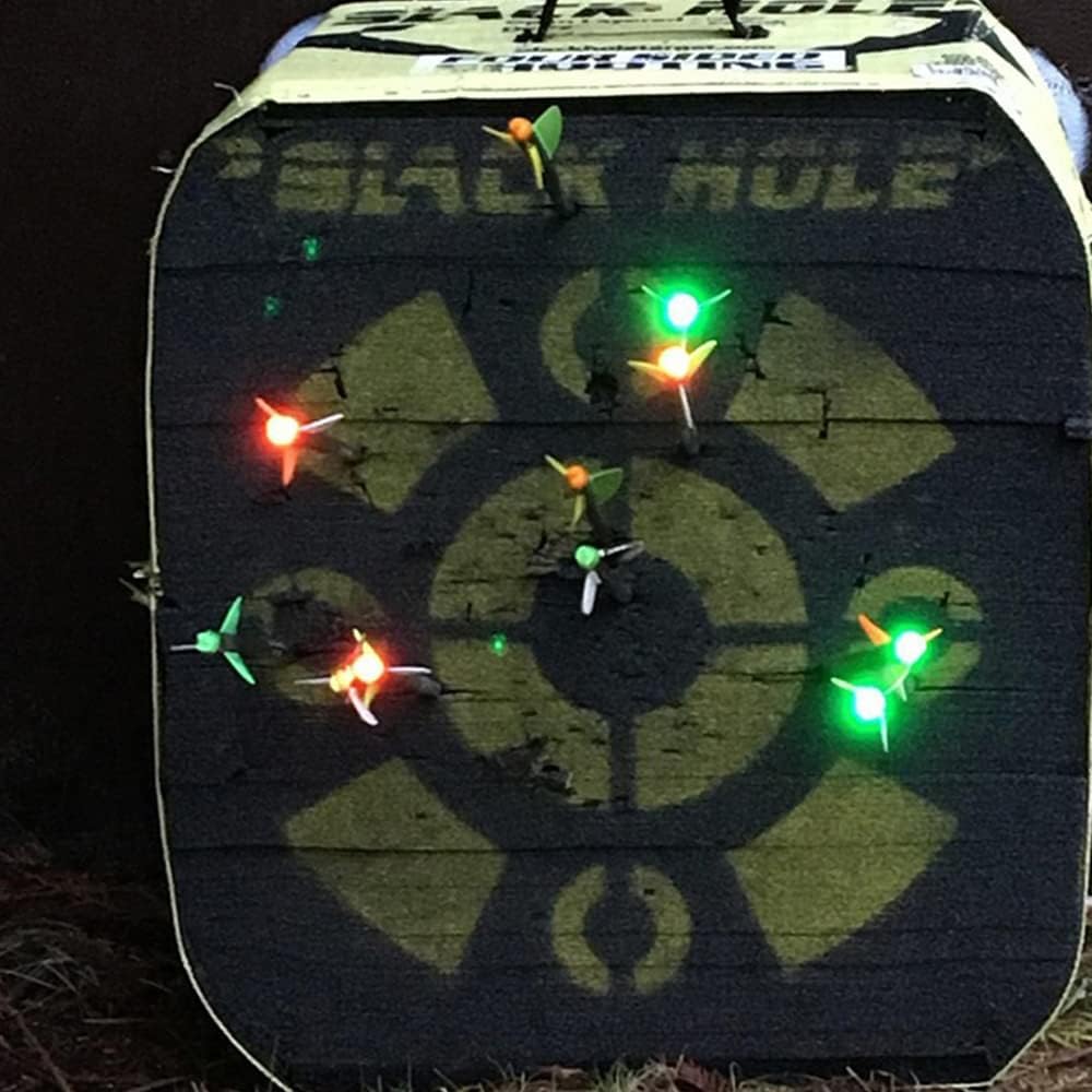 jianZD Archery Lighted Nocks for Arrows with .204"/.244" Inside Diameter 6Pcs