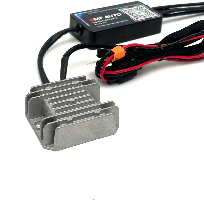 Flow Series SRT Hellcat RGBW LED Badge Emblem Logo for Dodge Charger, Challenger, Chrysler, and Jeep