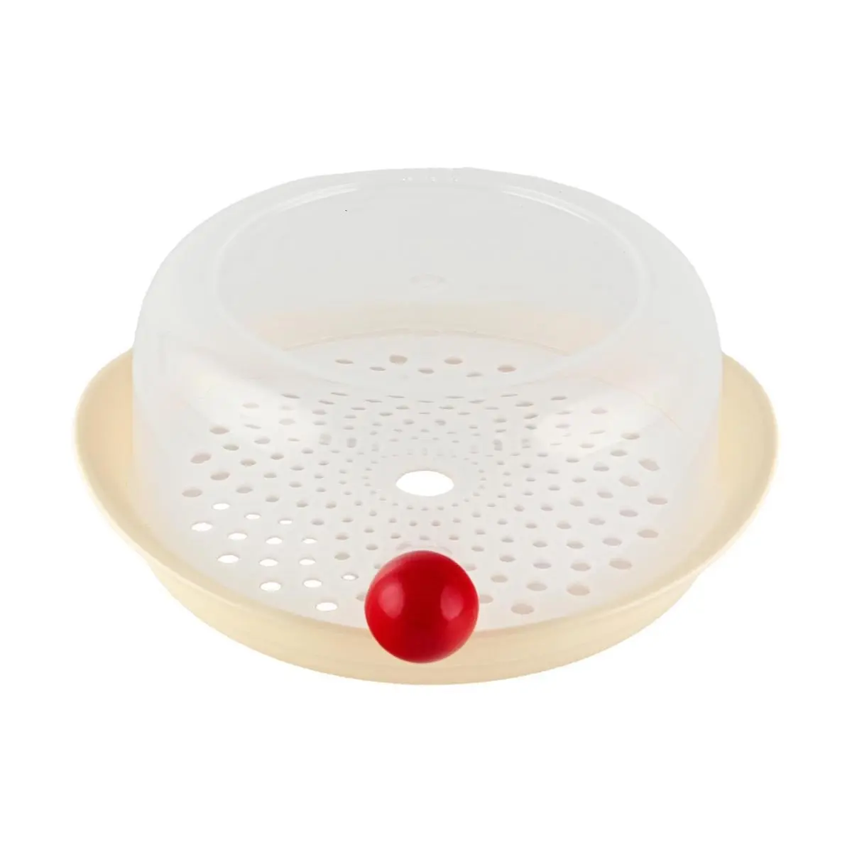 KawasiMaya Microwave Steamer Basket for Dumplings Buns Rice - 17.5cm White, Food Safe BPA-Free KawasiMaya Microwave Steamer Basket for Dumplings Buns Rice - 17.5cm White, Food Safe BPA-Free