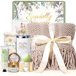 Mothers Day Gifts for Mom Wife, Birthday Gifts for Women Spa Care Package, Get Well Soon Sympathy Spa Gift Baskets Thinking of You Easter Gift for Her Sister Girlfriend