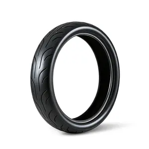 New Upgraded 1pc 120/70-17 Front Motorcycle Tire 120/70-17, Tubeless 4PR 58S, Street Tire, Black Wall, High Performance for Sport Touring, Enhanced Grip, Long Wear, Fits 17" Rims