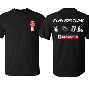 Kenworth T-Shirt, Plan for Today with Classic Kenworth Logo, Premium Cotton Fabric, Unisex Fit for Men and Women, Perfect Gift for Proud Truck Drivers