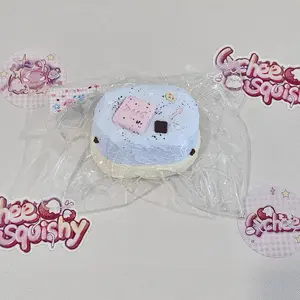 PollyBaby TabaSquishy Squishy Toy Handmade Squishy Stress Relief Toys Taba squishy - Lychee Squishy
