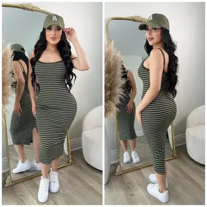 Day Out Midi Dress (Olive Green)