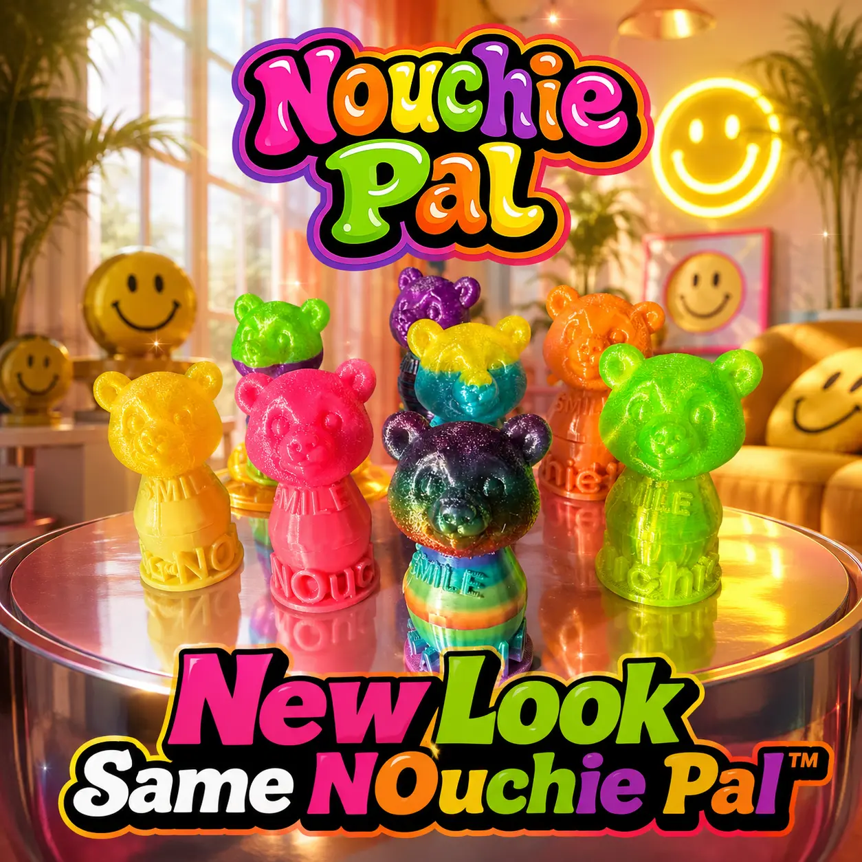 Comfort Bear NOuchie Pal (Single) Injection Comfort Sphere for Kids, Adults & Caregivers – More Comfort, More Happy - Multiple Colors