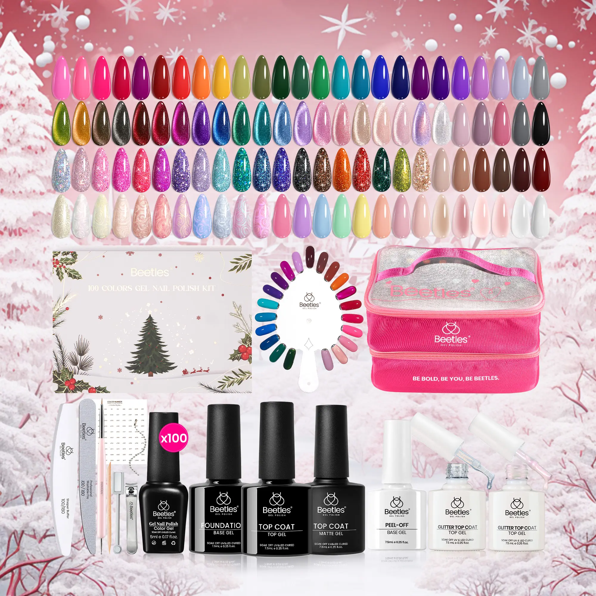 100 Colors Set-B[Xmas Gift Box]
