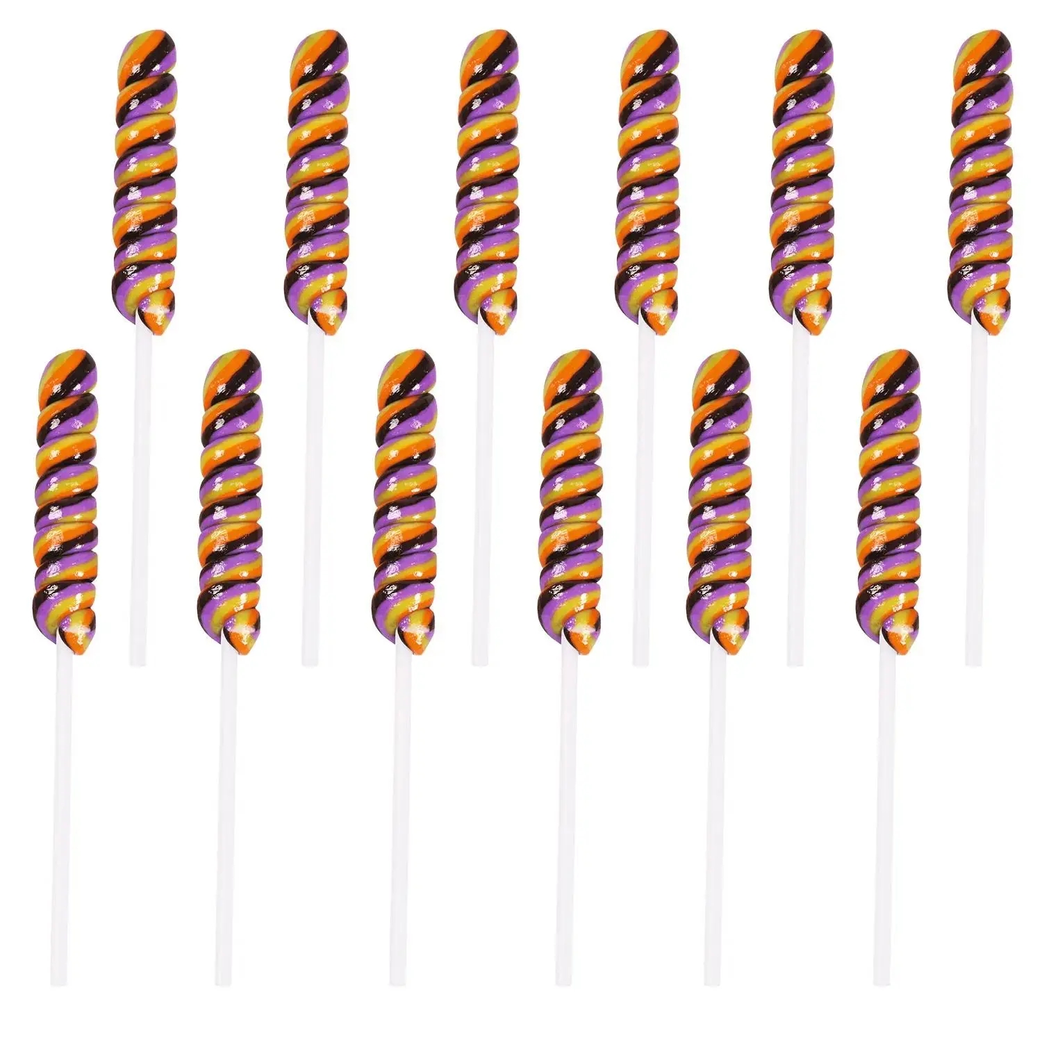 Bulk 144 Pc. Mini Brights Halloween Twisty Lollipops