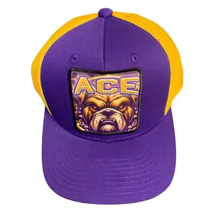 Omega Psi Phi Bulldog 'ACE' 'DEUCE' 'TRE' 'TAIL' Trucker Cap