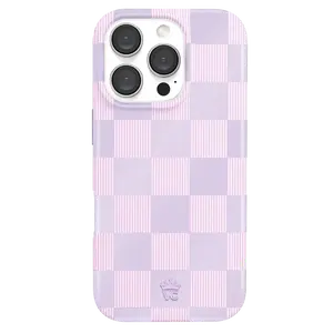 Velvet Caviar Lilac Vibe Checkered iPhone Case - Cute, Trendy & Stylish Phone Cases for iPhone - Drop-tested Cases for iPhone with Shockproof Protection - TikTok Shop