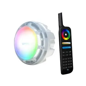 PAL Lighting  Pool & Spa Evenglow LED Light Bulb with Remote, Multi Color