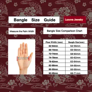 Natural Jade Bangle, Bangle Size(52mm-71mm)