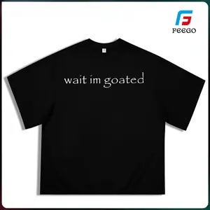 FEEGO FEEGO [100% Cotton] Wait I'm Goated T Shirt Funny Meme Trend Y2k Short Sleeve O-neck 100% Cotton Unisex Summer Casual T-shirts Golf Gift T-Shirt For Men and Women y2k clothing Feliz Navidad