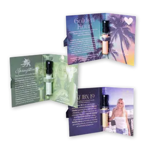 BuMama - Sample Card Eau De Parfum for Men & Women – Citrus Floral Amber Musk Scent