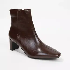 Berness Women's Sean Vegan Leather Ankle Boots