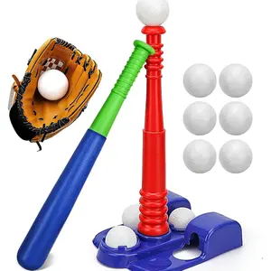 Black Friday & Christmas Gifts Tball Set for Kids 3-5 5-8 Tball for Kids 5-8 Tee Bat Toddler Baseball Tee Balls Set Bat Baseball Kid T Ball Stand for Kid 3-5 T Ball Bat Outdoor Outside Door Toys