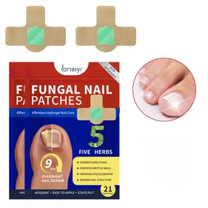 Nail Care Patches, 21pcs/box Toenail Care Patches with 5 Herbs for Nail Problems Care, Nailsupplies, Style Daily Care Nails Kit Set, Nail Tech Supplies, Selfe Care Tools