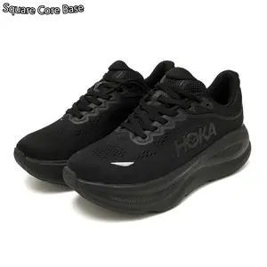 Matte Black Minimalist Sneakers – Seamless Knit Fabric, Memory Foam Insole & Lightweight EVA Foam, Streetwear Style Perfect for Urban Commute & Light Jogging
