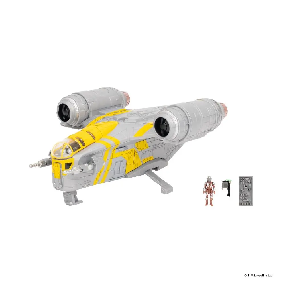 9pc Star Wars Micro Galaxy Squadron Vehicle & 2 Figures - Action Blast Effects 9pc Star Wars Micro Galaxy Squadron Vehicle & 2 Figures - Action Blast Effects