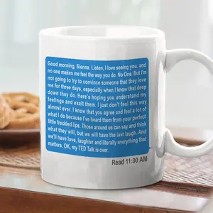 Shep Rose Text To Sienna Southern Charm Coffee Mug - scs14792