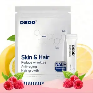 DSDD 10000 NAD+ Advanced,Biotin Fruit Flavor Drink Mix for ANTl AGlNG Support, glassSkin, Energy, and Focus Previously known as Research NR 900