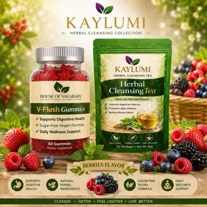KayLumi Daily Balance Wellness 2-Piece Set - Herbal Cleansing, Digestive, Healthy, Peppermint Tea & Green Tea Gummies for Digestive Balance, Daily Energy Support - Beverage, Herbal Cleansing Tea, Digestive Herbal Tea