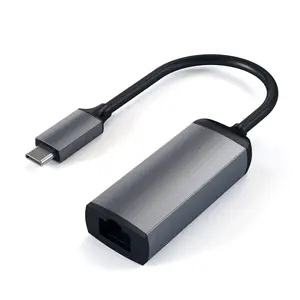 Satechi Aluminum Type-C Gigabit Ethernet Adapter, Compatible with MacBook Air/Pro/Neo, iPad Air/Pro, iPad mini, iPhone 17 Wired Connection