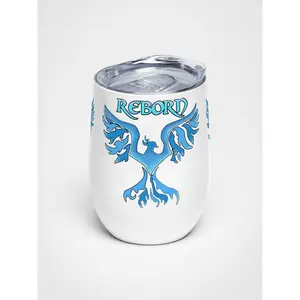 Ice Phoenix Reborn Wine Tumbler