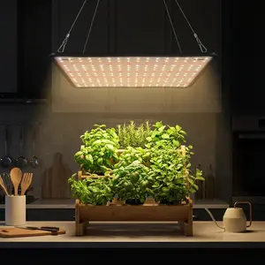 Grow Lights For Indoor plants, Superior Light Output, Hanging Plant Growth Lamp, Full Spectrum LED Grow Light Panel for Indoor Plants & Greenhouse, Low Heat Energy Saving Plant Lights for Growing, Easy Installation with Hanging Kit for home