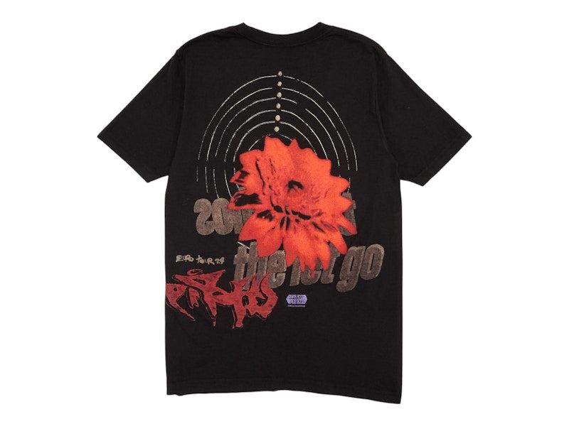 Travis Scott Men's Utopia Echoes Circus Maximus Tee Black, from StockX