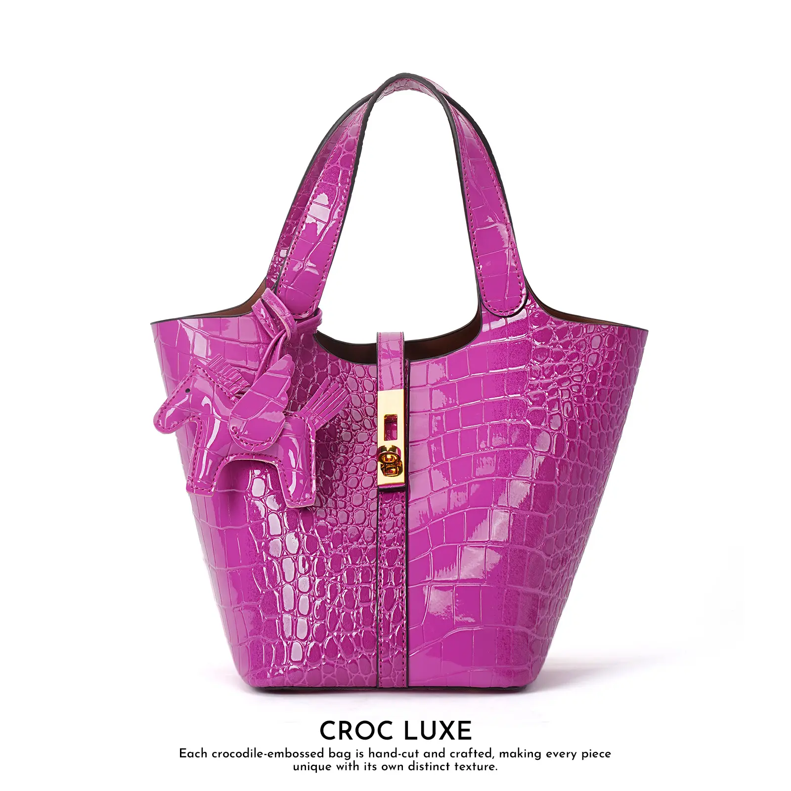 CROC LUXE-Rose