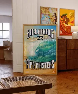 [Sale off up to 40%] 2010 Billabong Pipe Masters Surfing Competition Print, Surfing Print, Surfing Poster, Gift for Surfer, Surfer Wall Art, Surf Prints, Surf (No Framed)