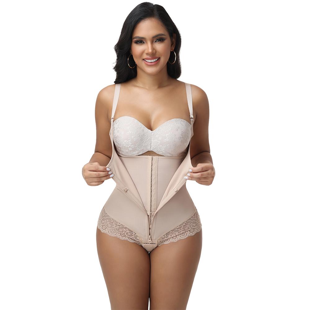 SHAPSHE Waist Trainer Bodysuit for Women Butt Lifter Faja Shapewear