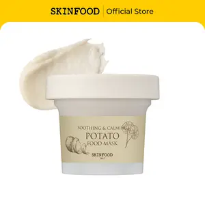 [SKINFOOD Official] Potato Food Mask | Korean Skincare Wash-Off Mask for Soothing & Calming, 10-Min Daily Soothing Care, 4.23 fl.oz. (120g)