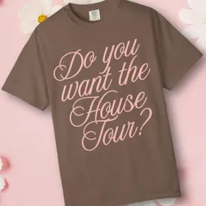 Sabrina House Tour Graphic Tee, Soft Cotton Shirt