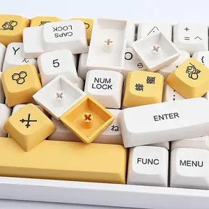 PBT Keycaps 137 Keys Dye-Sublimation Keycaps XDA Profile Japanese Keycaps Cute Keycaps for Cherry Gateron MX Switches Mechanical Keyboards