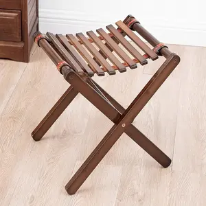 New Outdoor Foldable Stool Portable Camping Small Seat Fishing Stool No Installation Home Shoe Changing Bench Living Room Board Seat