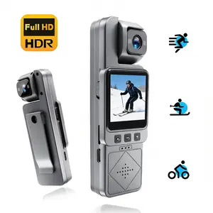 HD Pocket Camera Handheld Vlogging Camera with Rotatable Lens Night Vision Portable Camera With Audio And Video Recording Blogging Camera Body Camera for Vlogs Wireless Vlog Camera