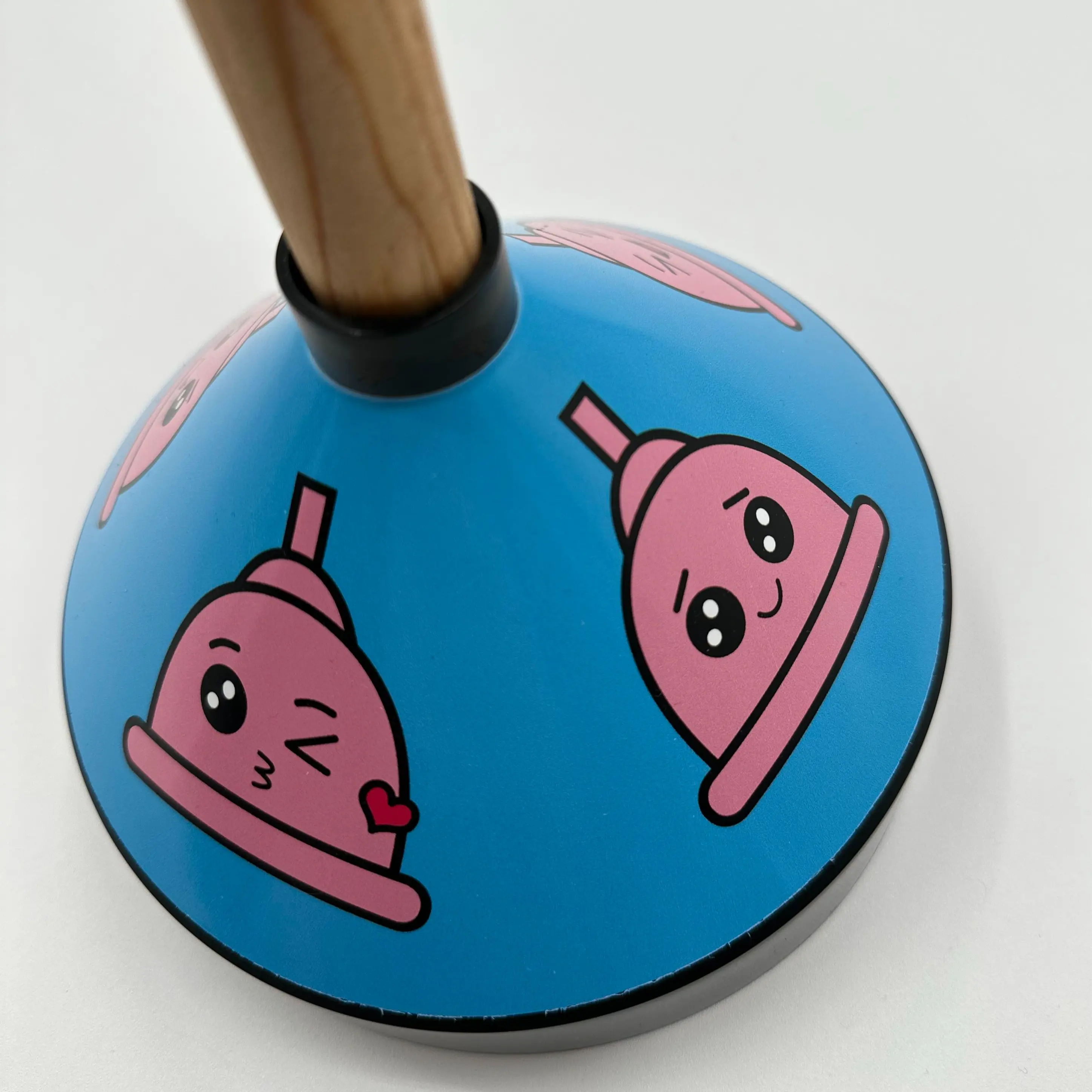 Emoji Plungey Plunger - cute emoji inspired plunger and cover to brighten up your bathroom and hide your old grungy plunger.