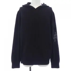Pre-owned Chrome Hearts Cashmere Small Leather Goods WAITING ROOM Hoodie