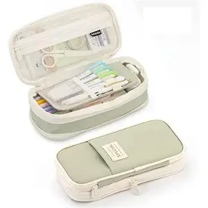 Kawaii Large Capacity Pencil Case Storage Bag High-value INS Style Korean Style Design Boy and Girl Stationery Organizer, Fashionable School Supplies, Office Stationery Supplies, Writing Stationery and Stationery Accessories