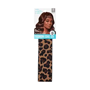 KISS Colors & Care Perfect Melt Elastic Band - Leopard, 1 3/4"