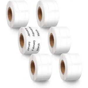 Compatible File Folder Labels Replace for Dymo Label 30327 (30576), 9/16" x 3-7/16" LW 1-Up Labels For 450, 450 Turbo, 450 Twin Turbo, 450 Duo, 4XL, 400 Printers, 6 Rolls