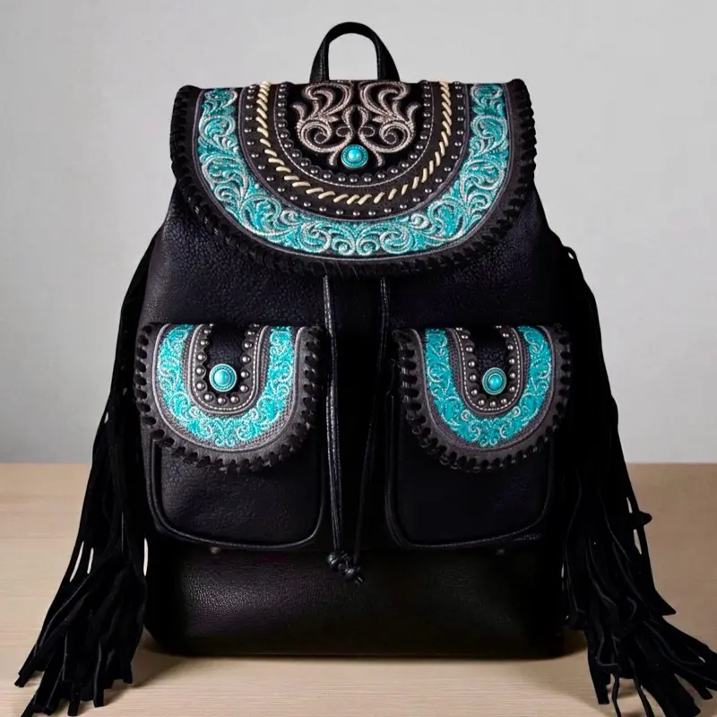 Montana West Floral Embroidered Collection Backpack Bag Montana West Floral Embroidered Collection Backpack Bag