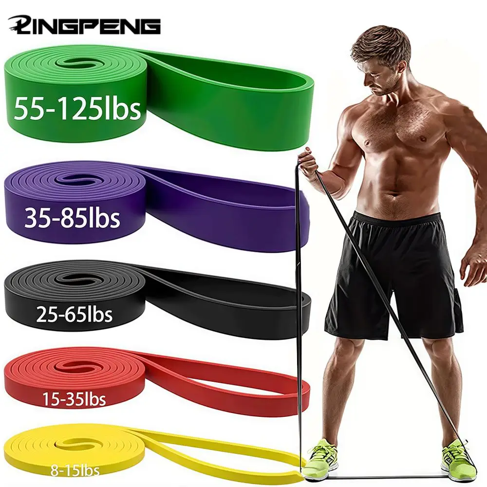 Resistance Band, 5 Counts/set Durable Stretching Band, Elastic Band for Home Gym Workout, Fitness Equipment for Men and Women, Fitness Workout, Calist