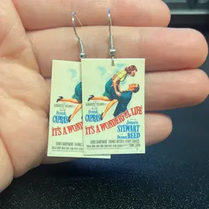 It’s a Wonderful Life Christmas movie earrings