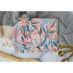 Stencil Organizer - Floral | Cookie Stencil Organizer, Colorful Flowers, Storage Binder for Stencils, Holds up to 100